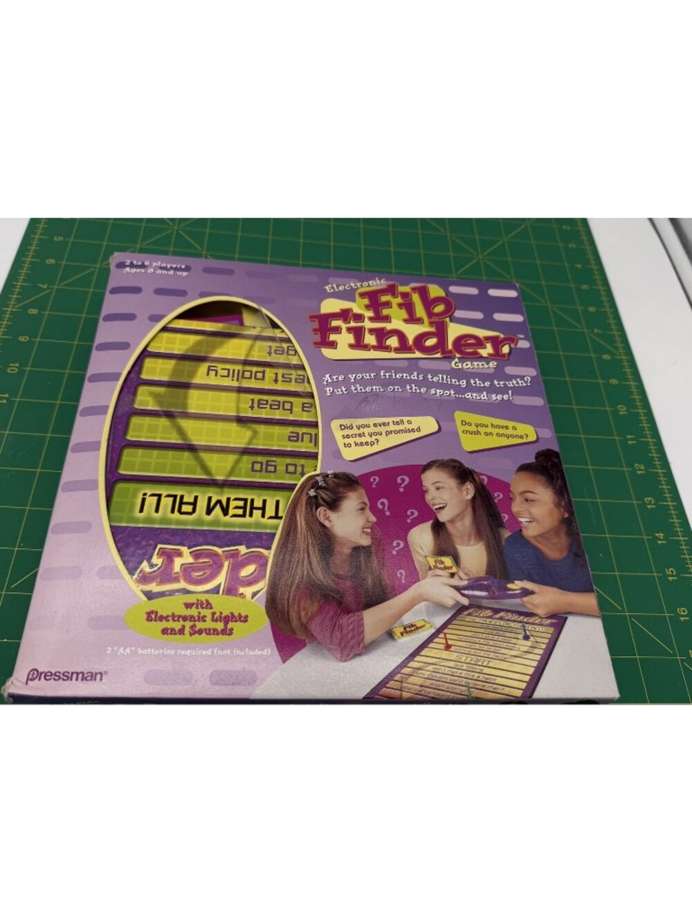 Vintage Electronic Fib Finder Game #3710 by Pressman Complete? Works